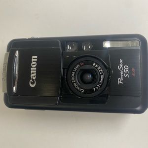 Canon PowerShot S50 5.0MP Digital Point & Shoot Camera Not Tested/no Charger